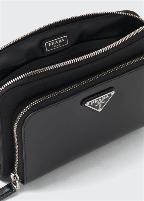 prada crossbody bag mens|Prada men's cross body bag.